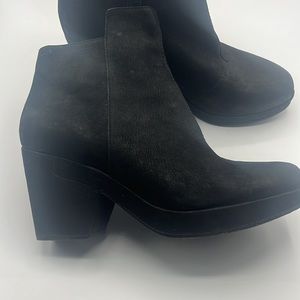 Eileen Fisher Tumbled leather booties